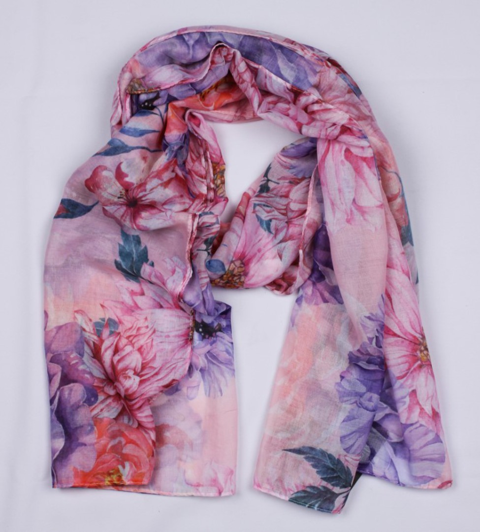 Alice & Lily printed scarf pink Style : SC/5025PNK image 0